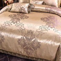 Cotton Double Strands Embroidered Bedding Set