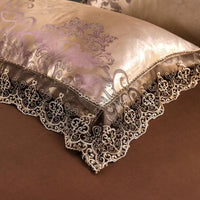 Cotton Double Strands Embroidered Bedding Set